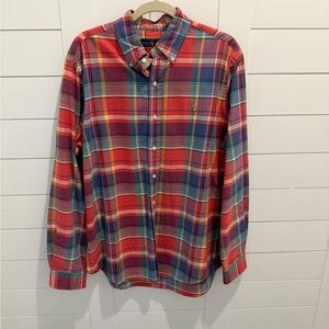 Ralph Lauren Multicolor Plaid Button-Down Shirt